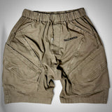 BUILT FROM WITHIN DROP-CROTCH SHORTS-GROUNDED
